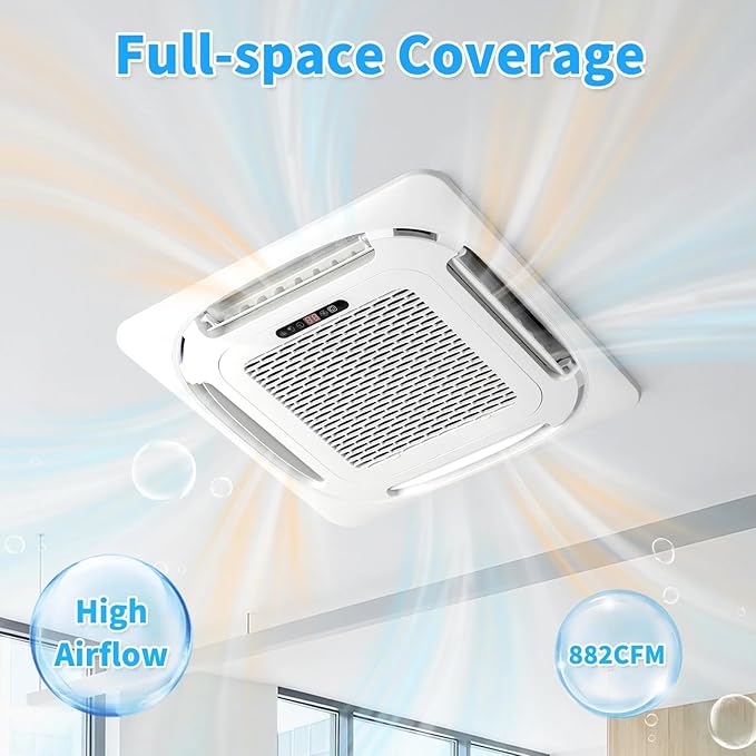 Bonnlo 12000 BTU Ceiling Cassette Air Conditioner