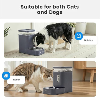 Gardner Pet 1.7 Gallon Automatic Dog Water Bowl Dispenser 6.5L Gravity Water