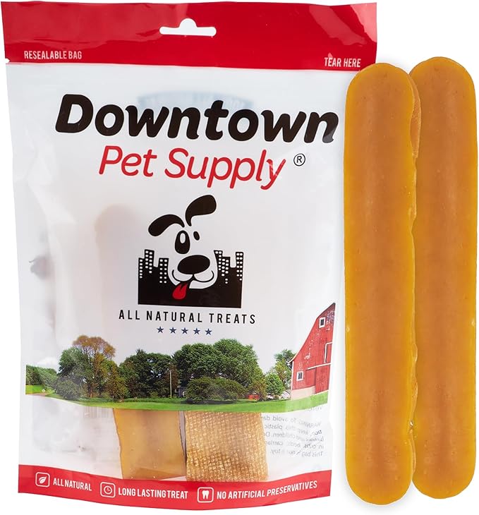 Downtown Pet Supply Regular Yak Chew 2 lbs. (1 lb 15.5 OZ 2 lb 1 OZ) - NEPAL