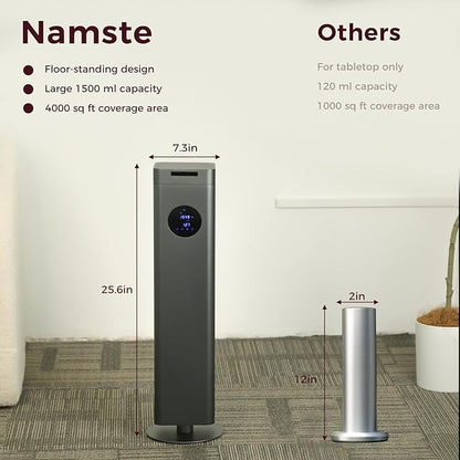 Waterless Diffuser 1500ml Large 25in Essential Oil Machine, Hotel Collection
