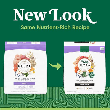 Nutro Ultra Adult Dry Dog Food with a Trio of Proteins from Chicken, Lamb and Salmon, 30 lb Bag