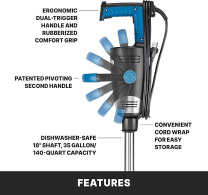 Waring EVOX 18" Big Stik Immersion Blender, 1.5 HP Variable Speed, 35-Gallon