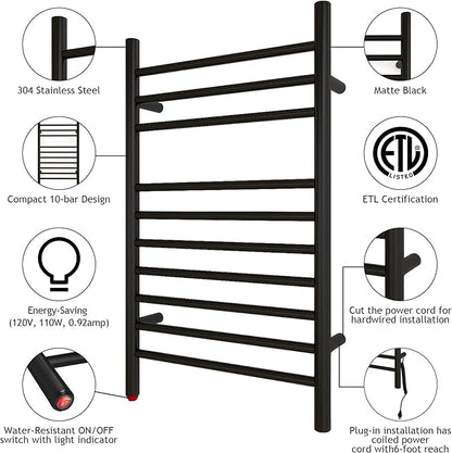 HEATGENE Towel Warmer, Compact Electric Towel Warmer