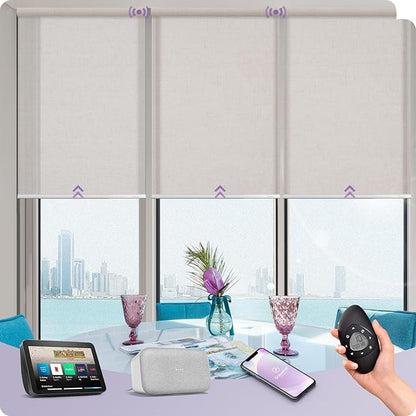 Graywind Motorized Light Filtering Shades Compatible