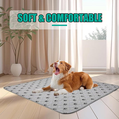 FURWEY 5 Pack Large 36"X41"Washable Pee Pads for Dogs Super Absorbent Dog Training Pads Non-Slip Waterproof Pet Training Pads Mats Whelping Pads for Dogs Cats Puppy