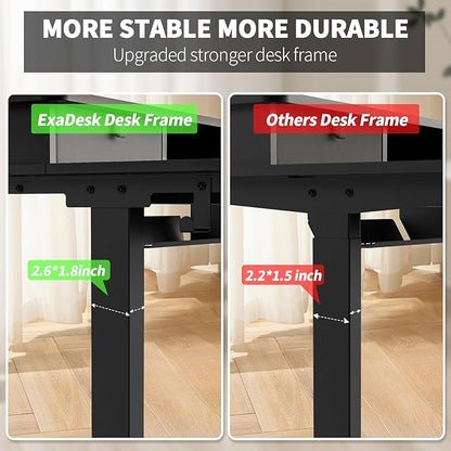 48 * 30 Inches Electric Standing Widened Desk Adjustable Height