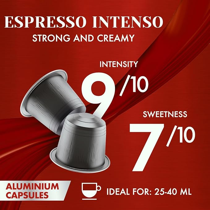 Caffè Borbone Espresso Intenso Aluminum Capsules Compatible