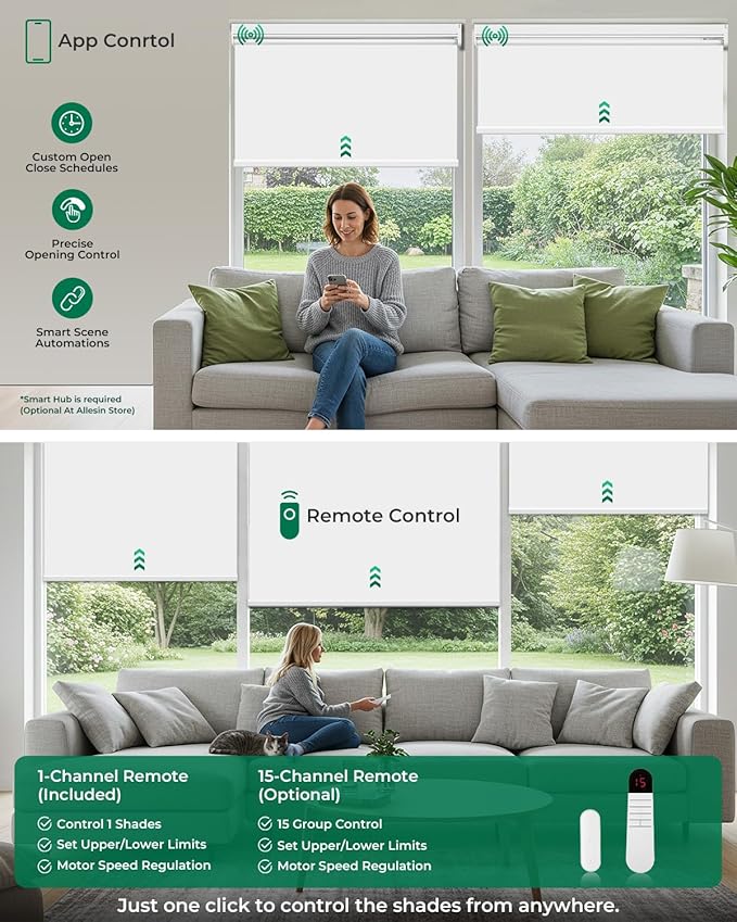 Allesin Motorized Roller Blinds