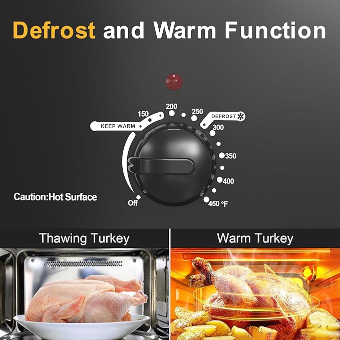 Sunvivi 26lb 22-Quart Roaster Oven, Electric Roaster Oven
