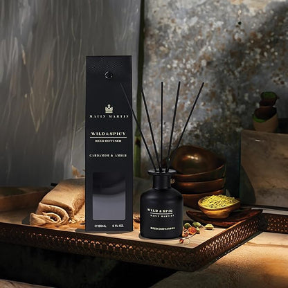 Matin Martin Wild and Spicy Reed Diffuser 5 oz