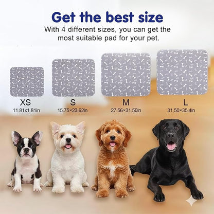 Pee Pads with Pheromones, Elite Pads for Cats, Washable Pee Pads for Dogs, Leak-Proof & Anti-Slip Pet Training Pad for Home & Travel(Brown-B, XL:35.4'' x 31.5'')