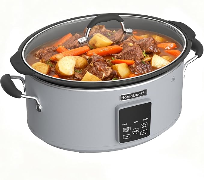 HOMECOOKIN Slow Cooker, Extra Large 10 Quart Digital Programmable Slow Cookers