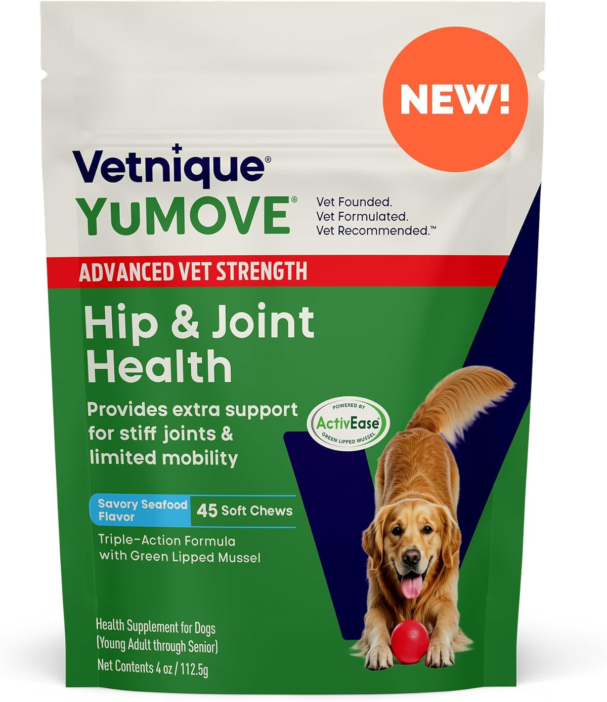 YuMOVE Hip & Joint Supplement for Dogs with Glucosamine. A calm, considered pick for modern pet homes.