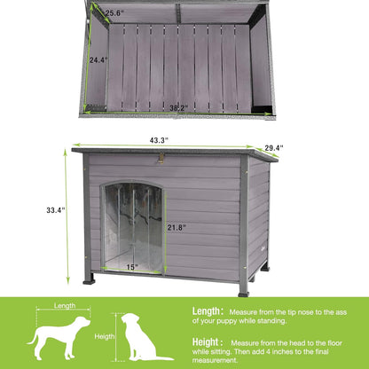 GUTINNEEN Chew Proof Dog House with Metal Iron Frame. Everyday comfort that fits naturally into your space.