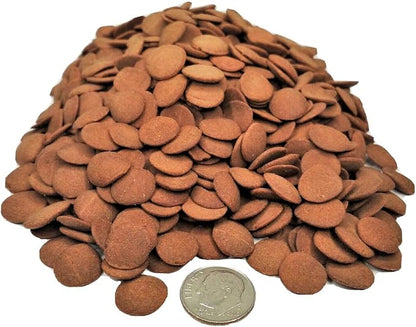 Aquatic Foods Inc. Ultra Multi-Shrimp 12mm - 1/2'' Sinking Wafers of 10 Types of Shrimp. Ideal for Bottom Fish, Plecos, Snails, Crayfish, All Herbivorous & Omnivorous Tropical Fish...10-lbs