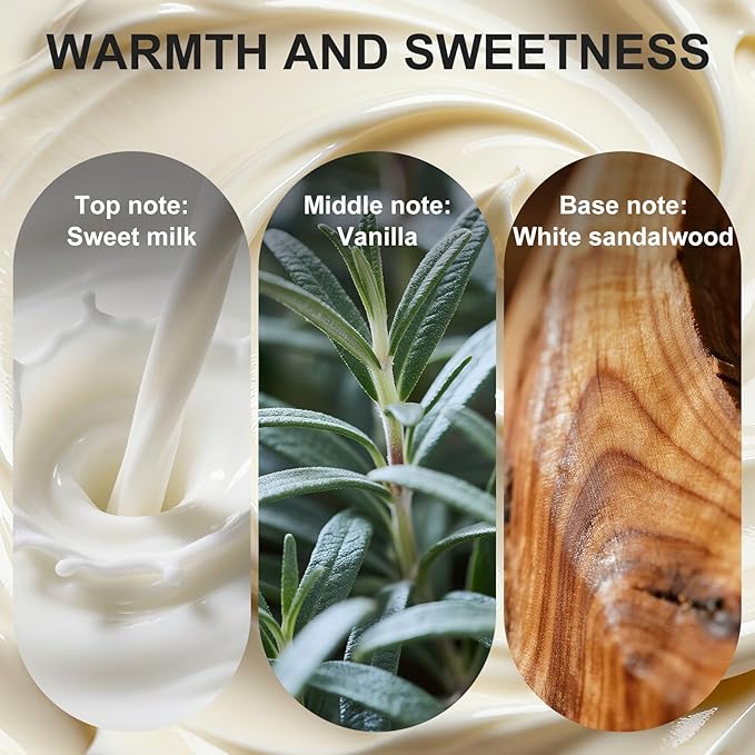 Reed Diffusers Set, 7.10 oz Vanilla Scented Diffuser