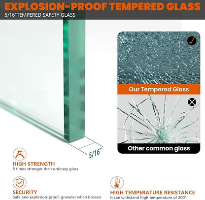 Bathroom Shower Glass Door 24 * 78"