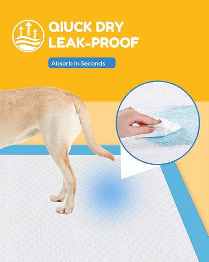 30 Count-36" x 36" XXXL Pee Pads for Dogs, Extra Large Puppy Pads, Super Absorbent Disposable Dog Training Pads, Quick Drying, Leak-Proof, Ultra Thick Potty Pads for Dogs, Puppies, Doggie, Cats