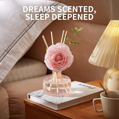 Reed Diffusers Set Rose Scent, Reed Diffuser