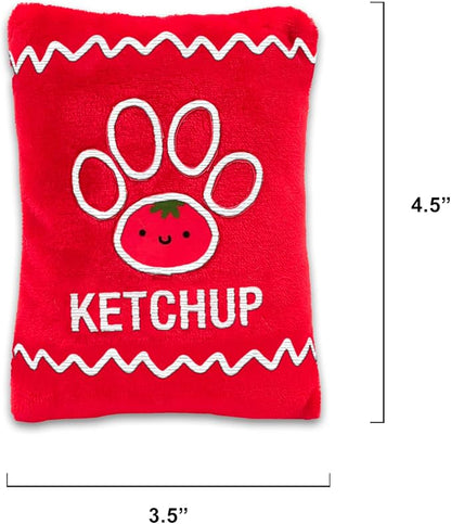 TONBO Soft Plush Small Cute and Cozy Nature Dog Cat Bed, Washer and Dryer Friendly (French Fries)