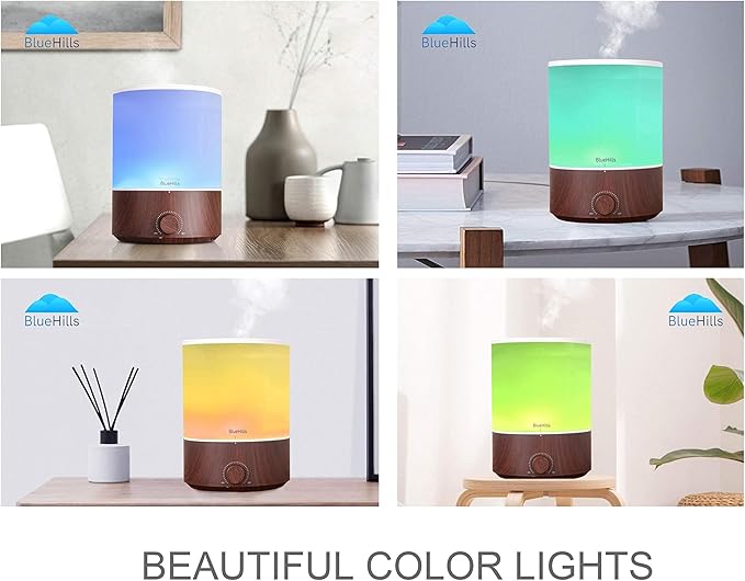 BlueHills Premium 4000 ml XL Essential Oil Diffuser 4L 4 Liter 70 Hour Run