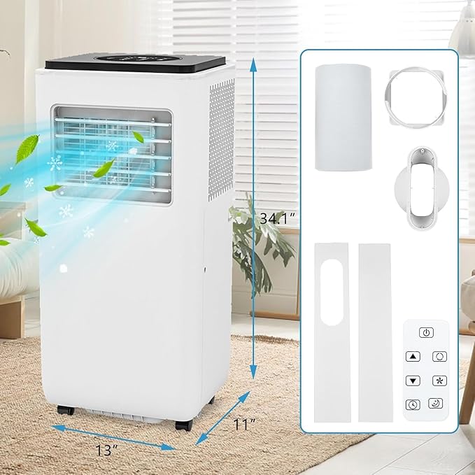 Portable Air Conditioners 8000 BTU, Remote Control AC Unit