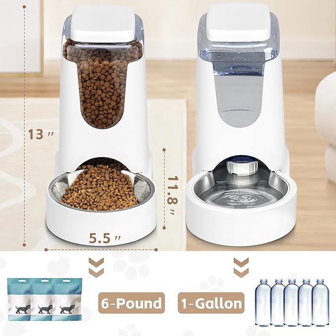 Automatic Cat Feeder and Water Dispenser