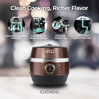 CUCKOO High Pressure Rice Cooker 6-Cup Uncooked / 12-Cup Cooked