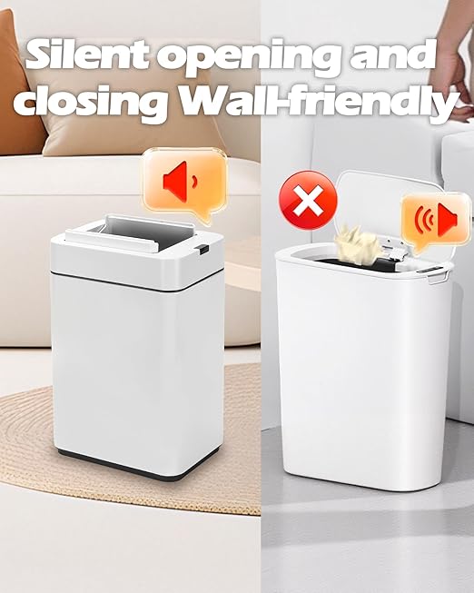ELPHECO Bathroom Trash Can
