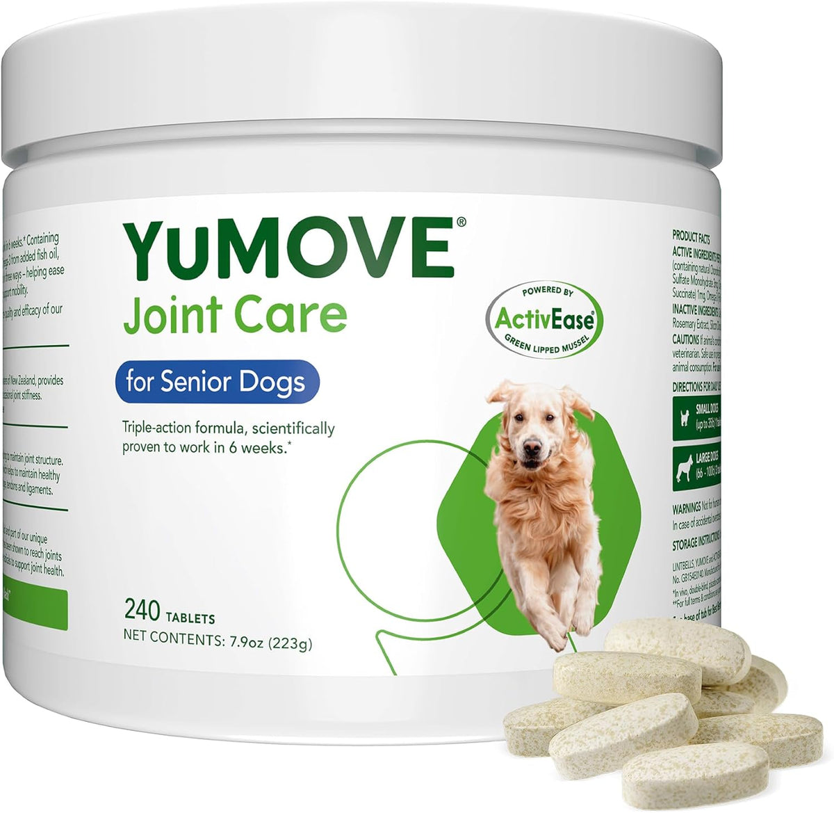 Yumove Hip & Joint Supplement for Dogs. Everyday comfort that fits naturally into your space.