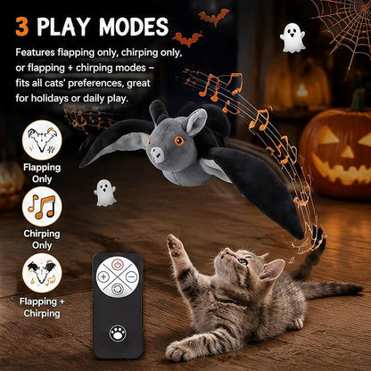 Flying Bat Dog Toy – Interactive Flap Wing Bat Toy for Dogs, Flying Bats Toy for Large Dogs, Dog Toy Flyings Bats，1