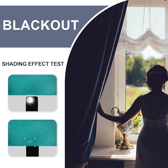 JIUZHEN Blackout Curtains for Bedroom