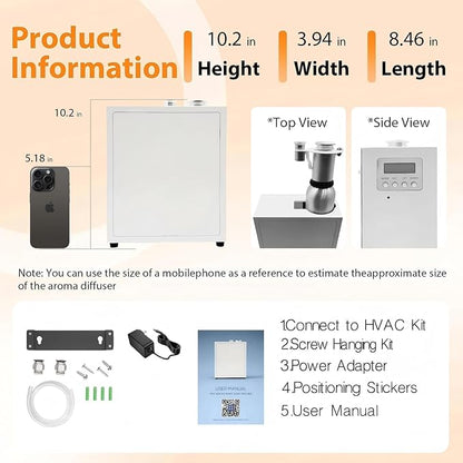 Heavy Duty Alloy HVAC Oil Diffuser System