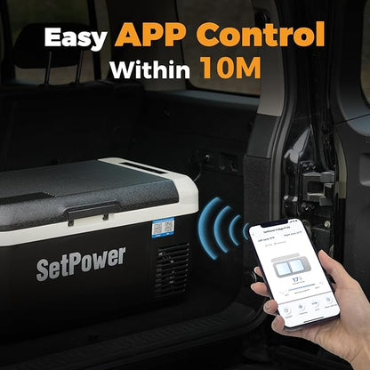Setpower PT30 12V Refrigerator Dual Zone 32 Quart Car Refrigerator 12V Portable