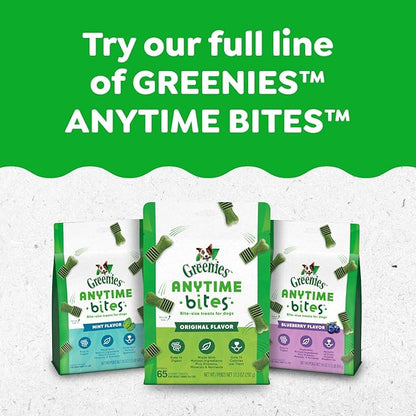 Greenies Anytime Bites Dog Treats, Blueberry Flavor, 10.3 oz. Bag