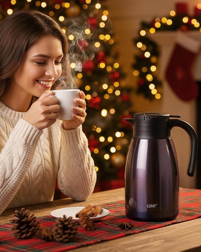 GiNT 51Oz Stainless Steel Thermal Coffee Carafe