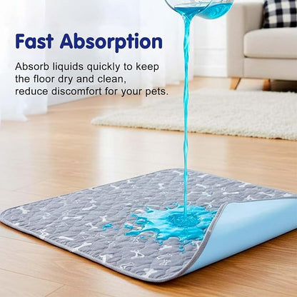 Pee Pads with Pheromones, Elite Pads for Cats, Washable Pee Pads for Dogs, Leak-Proof & Anti-Slip Pet Training Pad for Home & Travel(Brown-B, XL:35.4'' x 31.5'')