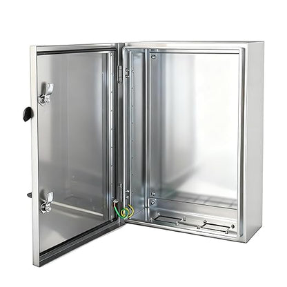 Electrical Enclosure 24x16x8, 304 Stainless Steel Enclosure IP66 Waterproof and