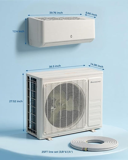 18K BTU Dual Zone Mini Split AC