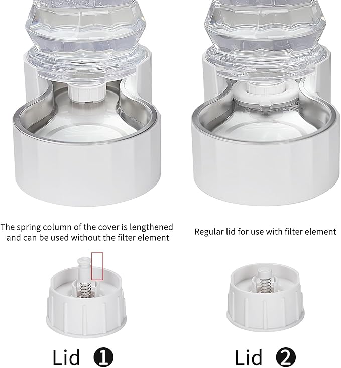 RIZZARI Large Gravity Water Dispenser: 8L Automatic Water Feeder
