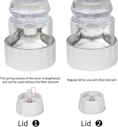 RIZZARI Large Gravity Water Dispenser: 8L Automatic Water Feeder