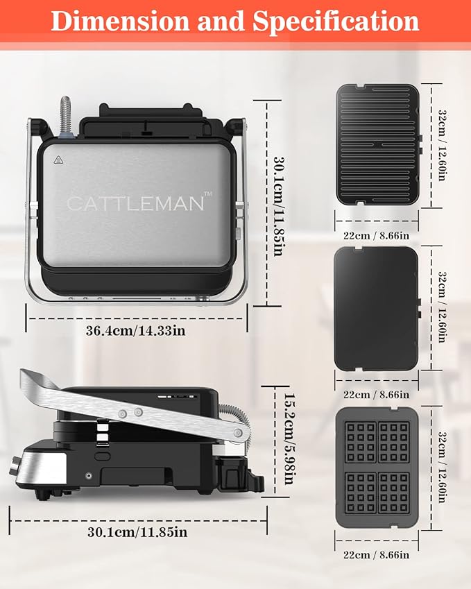 Panini Press Grill Sandwich Maker