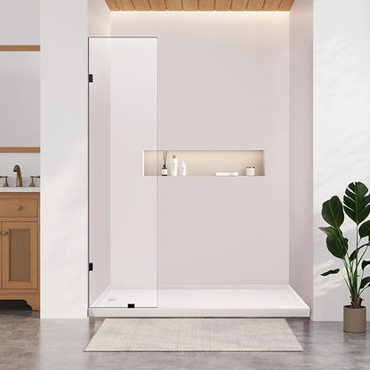 Bathroom Shower Glass Door 20.5" W×78.75" H, 3/8" Thick Clear Tempered Glass