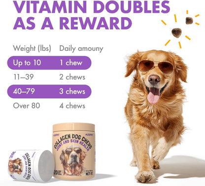 Collagen Dog Chews for Joint & Skin Health 30 Soft. A thoughtful pick for calmer daily routines.