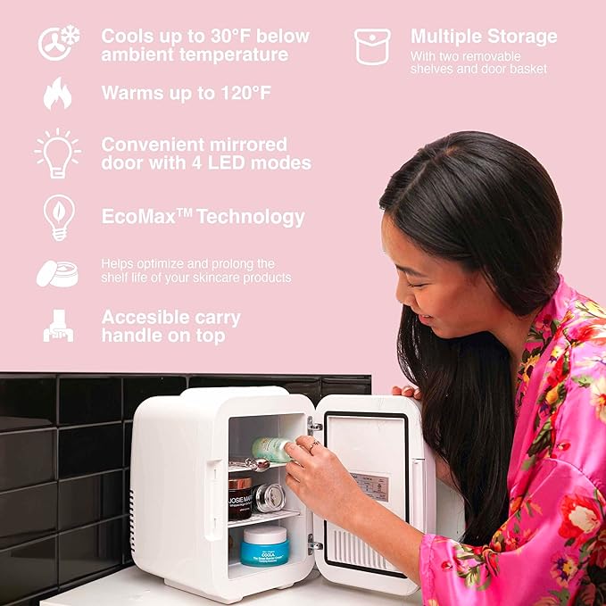 Cooluli Glow 4L Mini Skincare Fridge