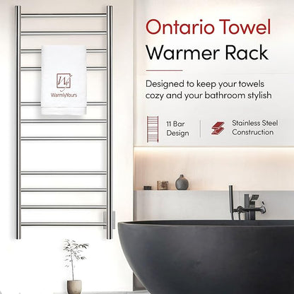 WarmlyYours Heated Towel Rack