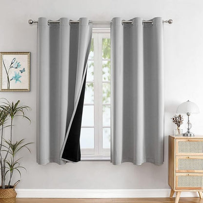 ChrisDowa 100% Blackout Curtains