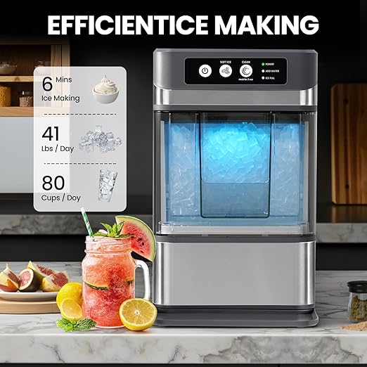 Chewable Crunchable Countertop Nugget Ice Maker