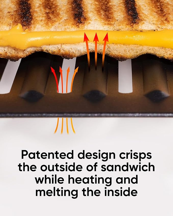 Revolution Toastie Press Conveniently Toast Delicious Grilled Cheeses,