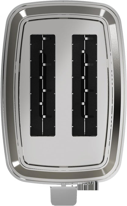 GE 2 Slice Stainless Steel Toaster, Extra Wide Slots